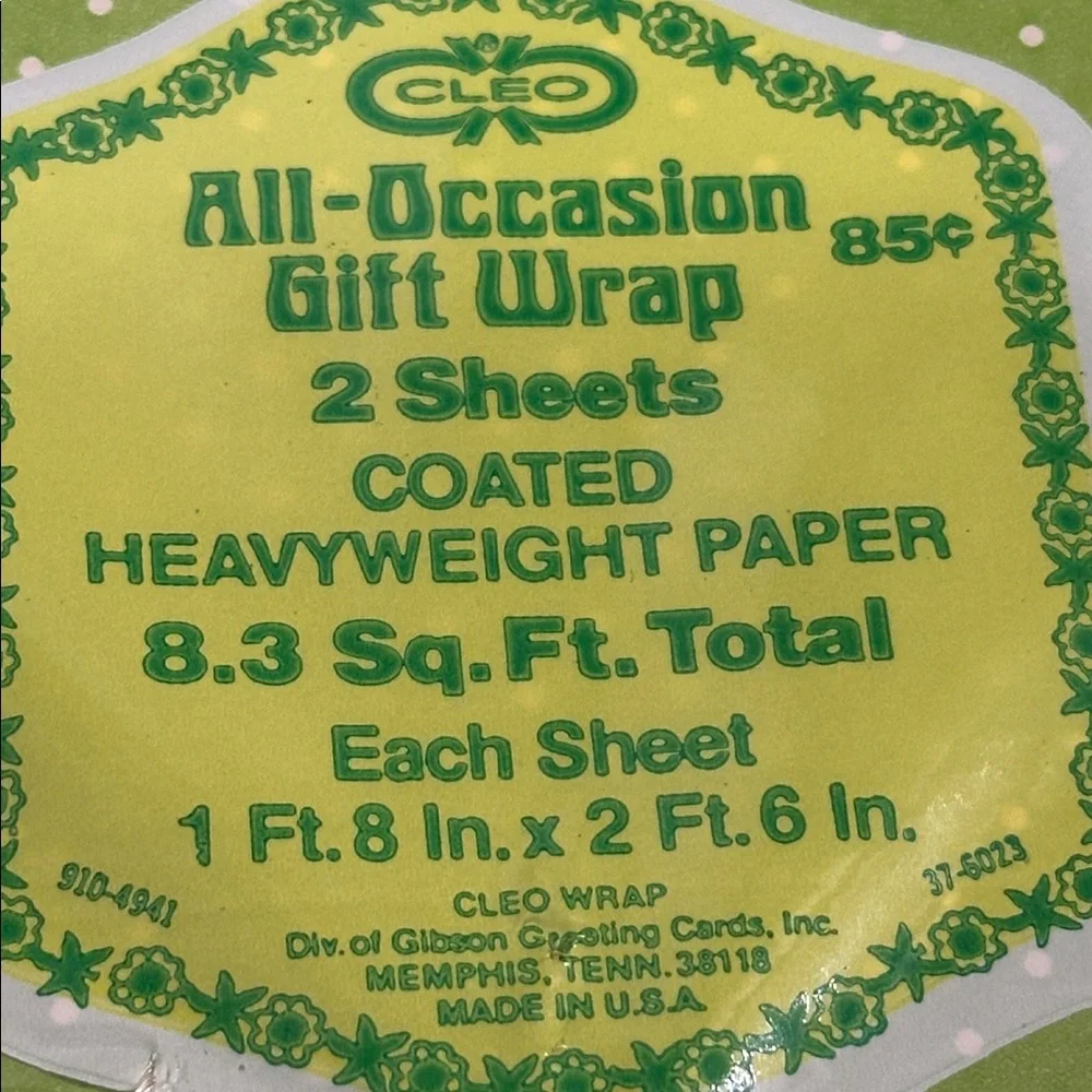 Lot Of 11 Packages Of Various Gift Wrap Wrapping Paper Sheets Vtg Retro 80’s 90s